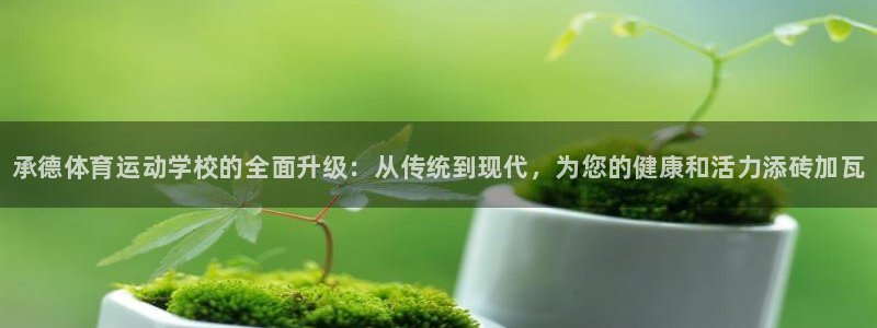凯发官方正版app集团：承德体育运动学校的全面升级：