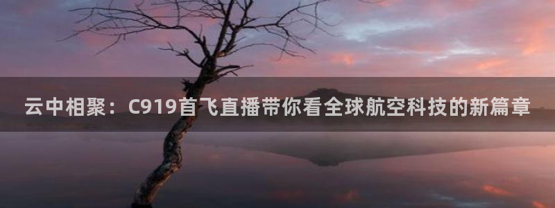 新球体育即时分：云中相聚：C919首飞直播带你看全球航空科技的新篇章